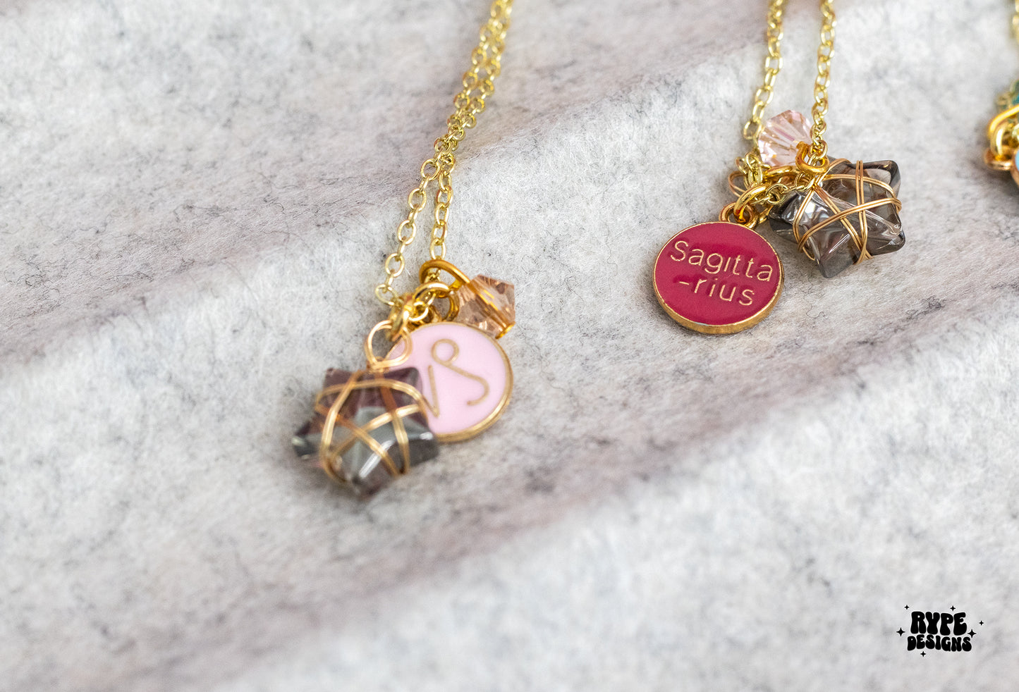 Star Sign Charms Necklace