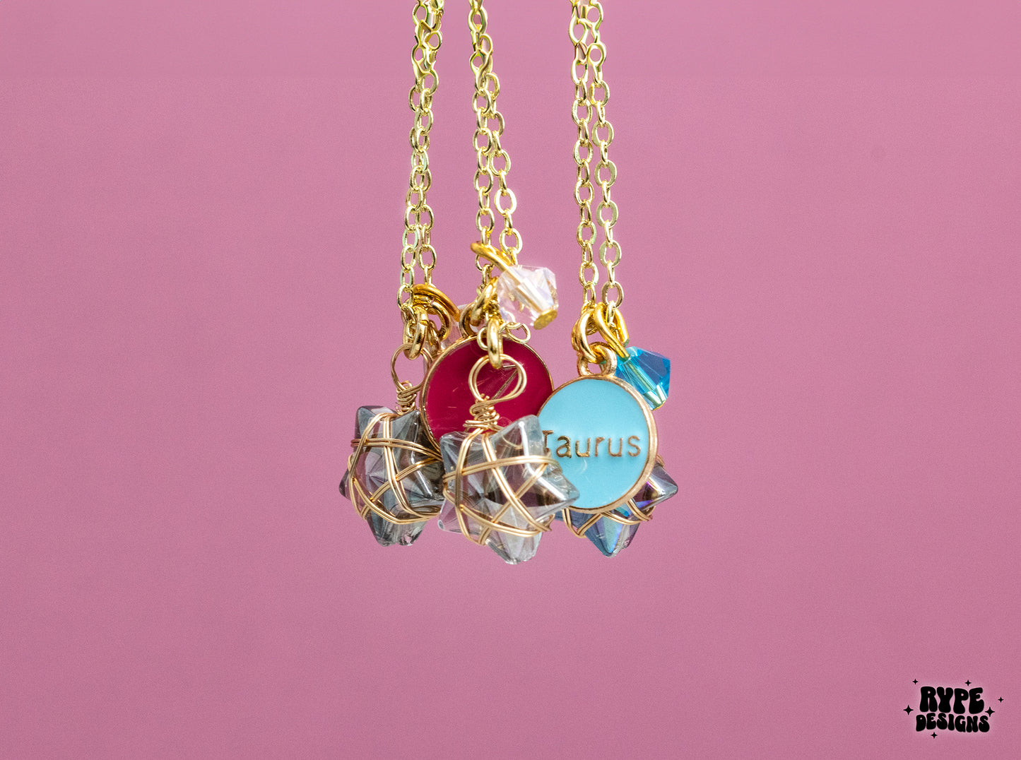 Star Sign Charms Necklace