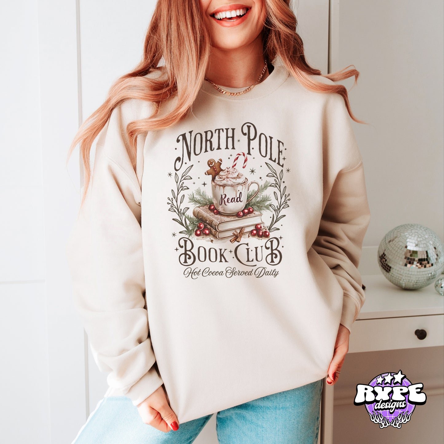 North Pole Book Club Sweatshirt