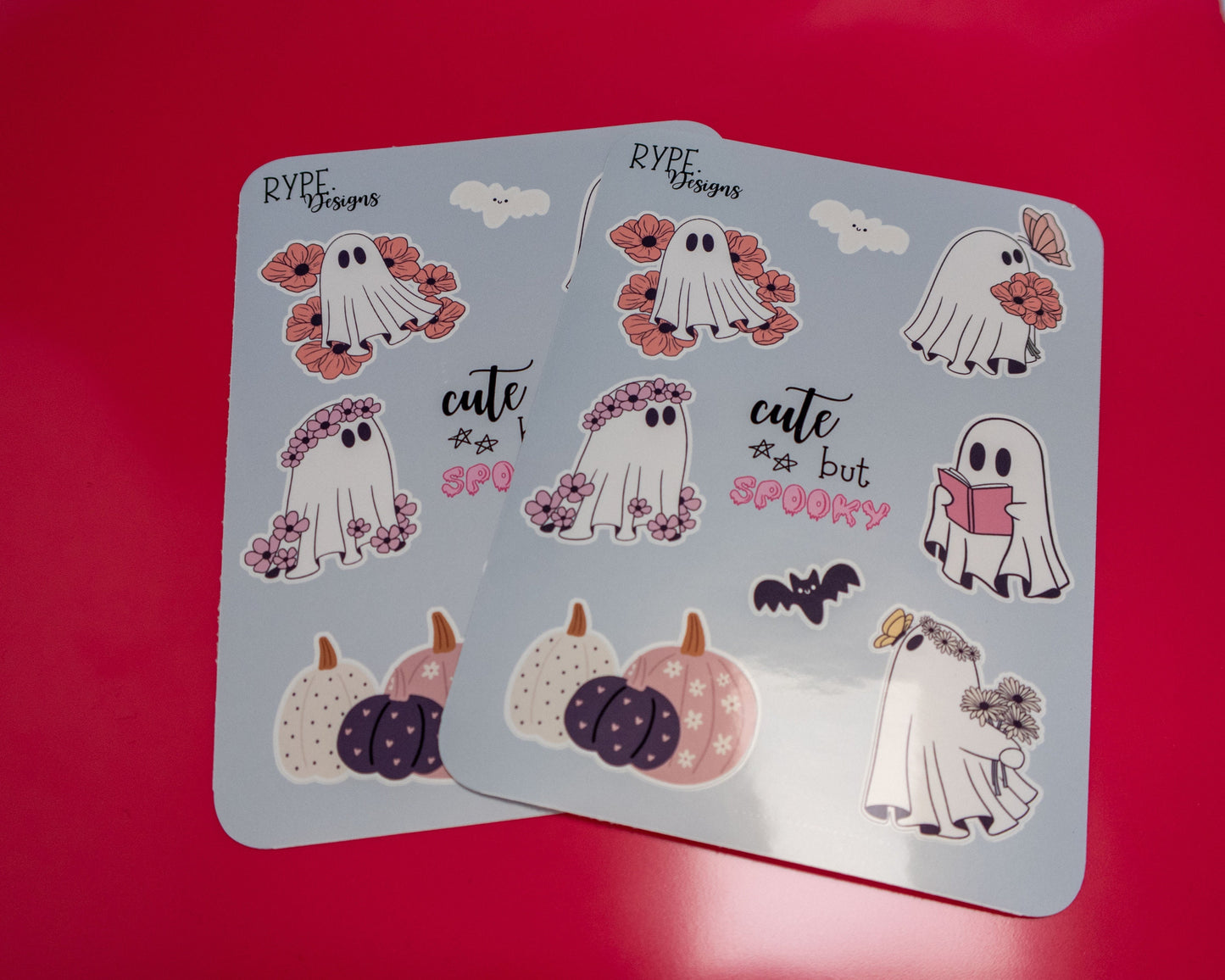 Cute Ghouls Sticker Sheet