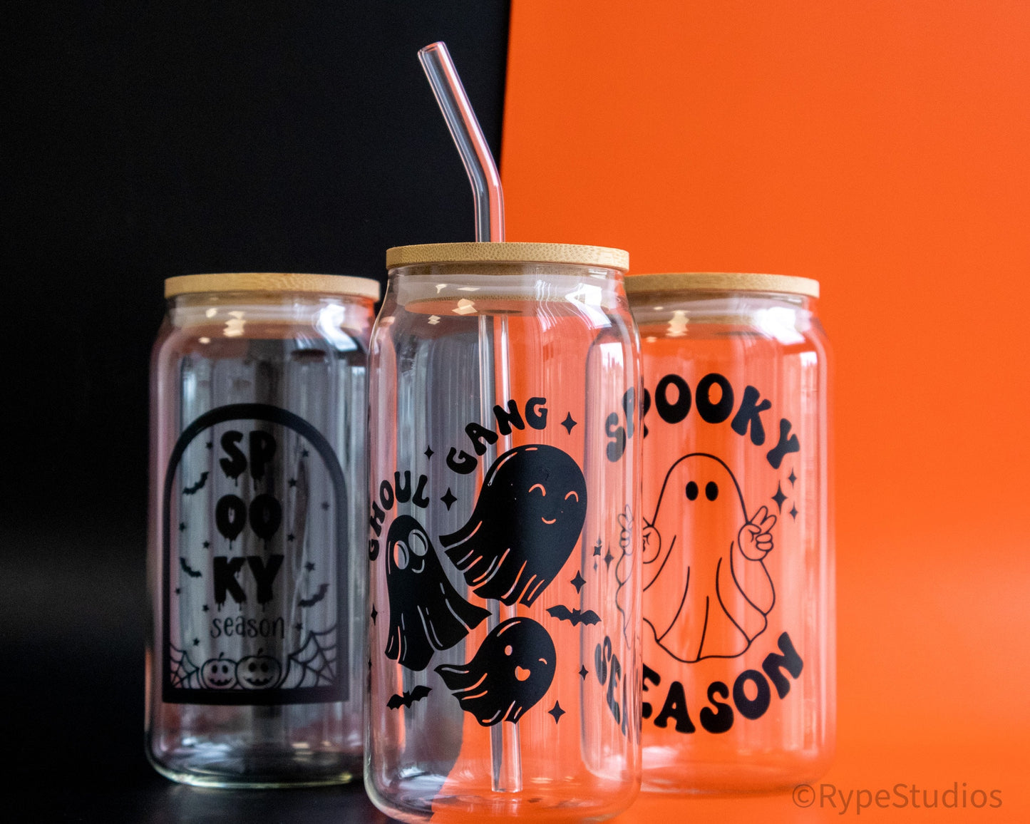 Spooky Season Glass Cup