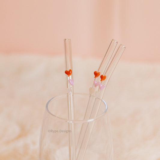 Triple Hearts Straw