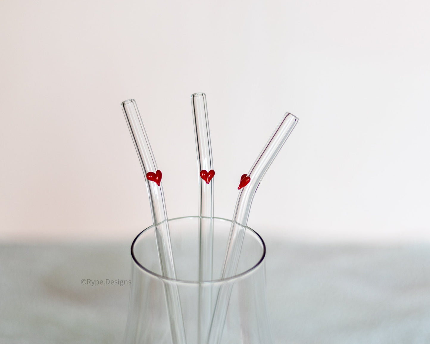 Red Heart Straw