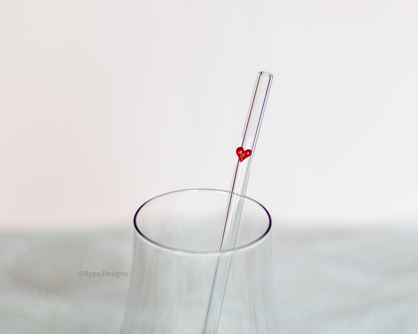 Red Heart Straw