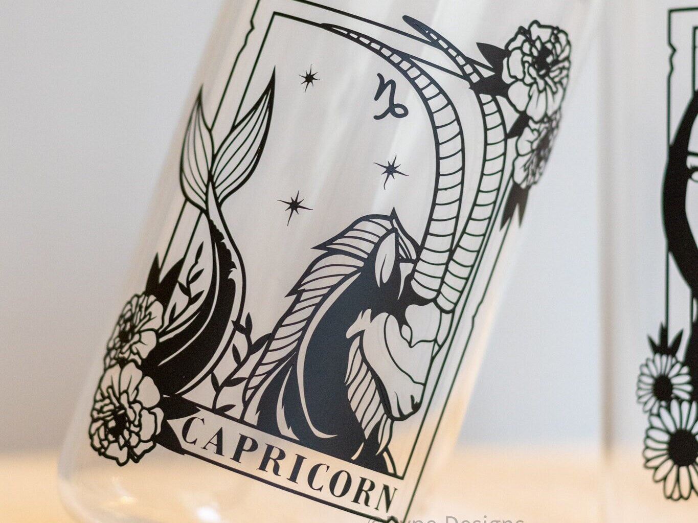 Zodiac Signs Glass Cup