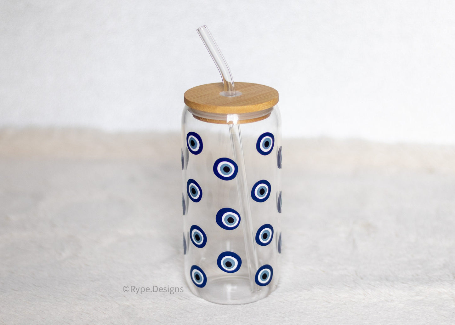 Evil Eye Glass Cup