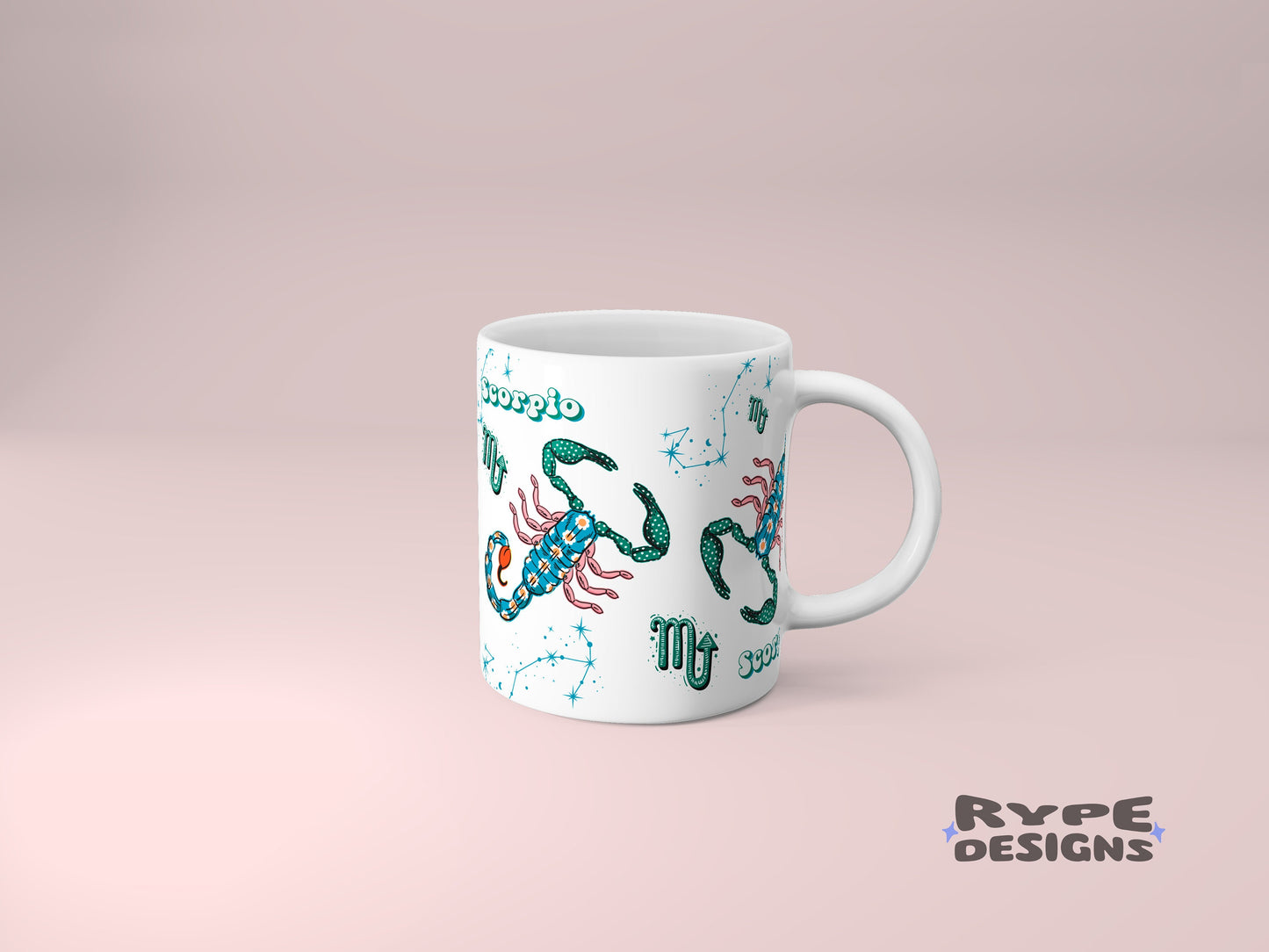 Mix Patterns Horoscope Mug