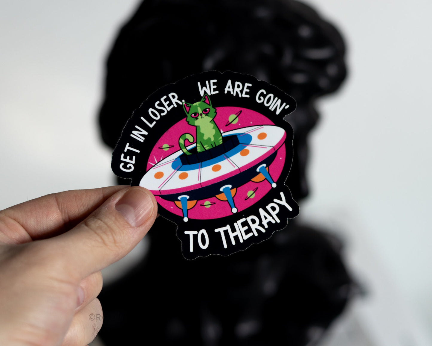 We Are Going to Therapy Sticker