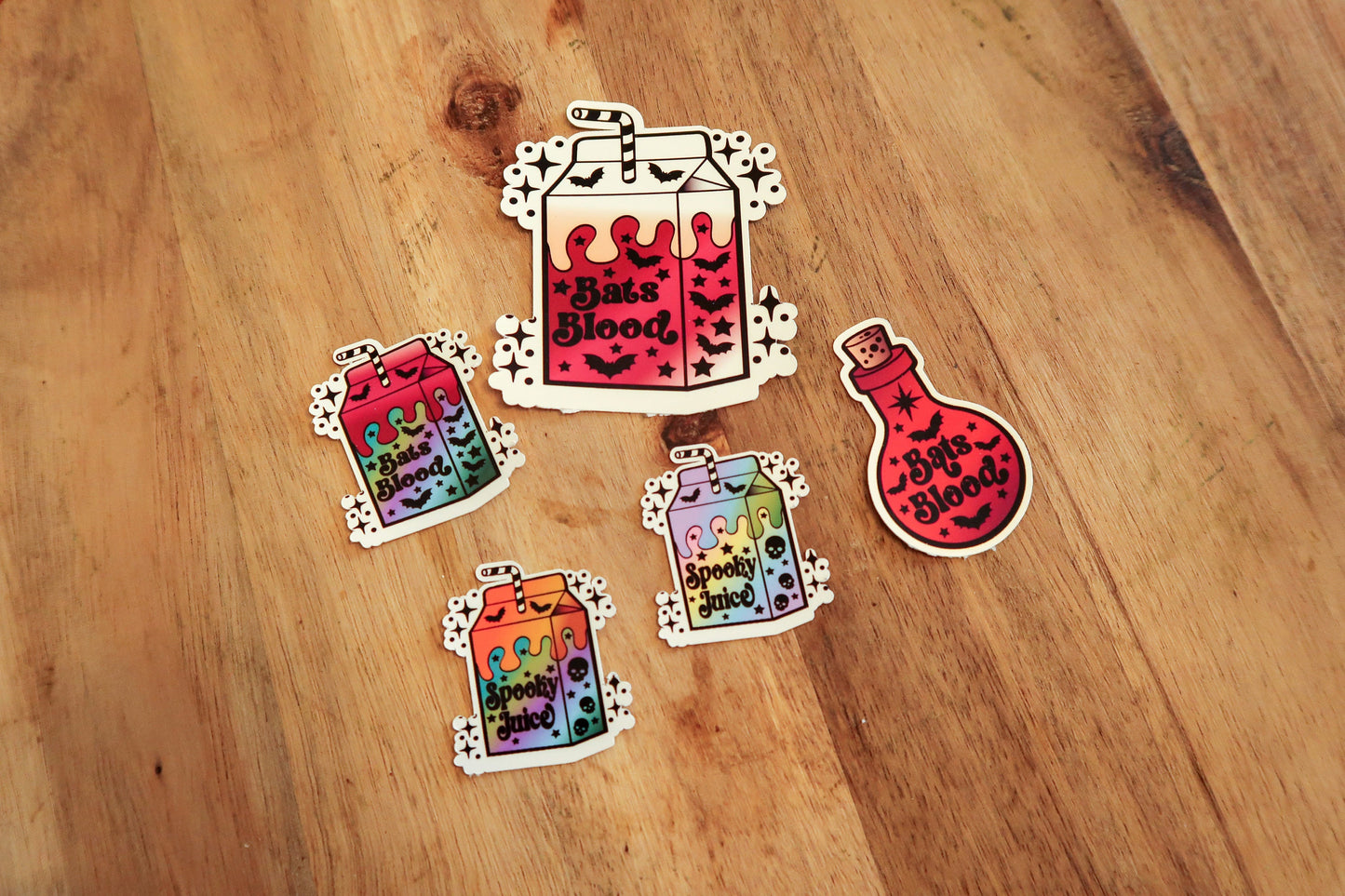 Spooky Drinks Sticker Set