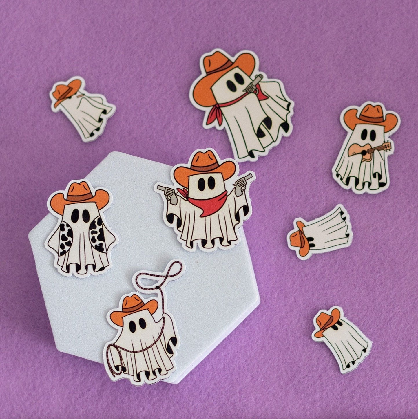 Cowboy Ghouls Sticker Set