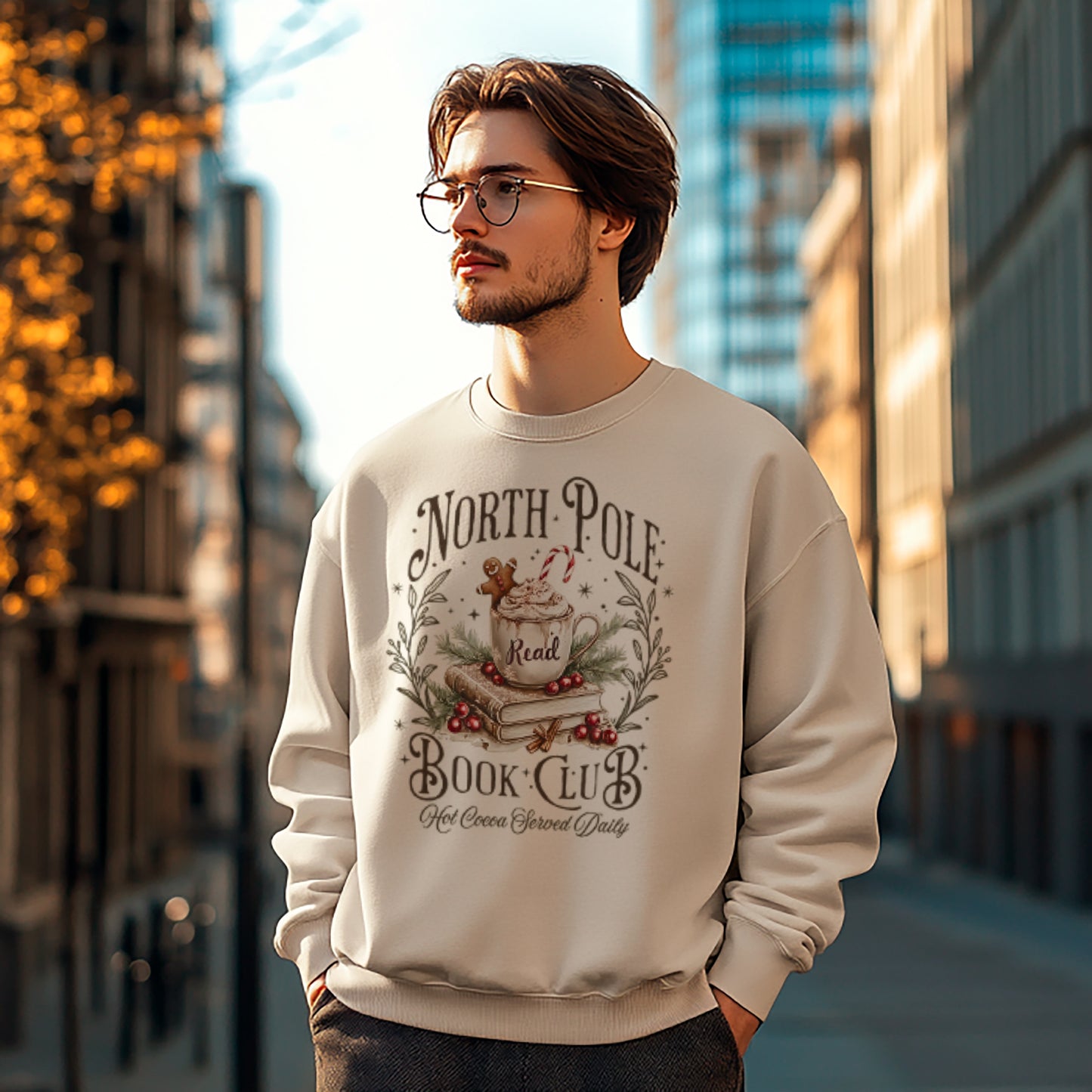 North Pole Book Club Sweatshirt